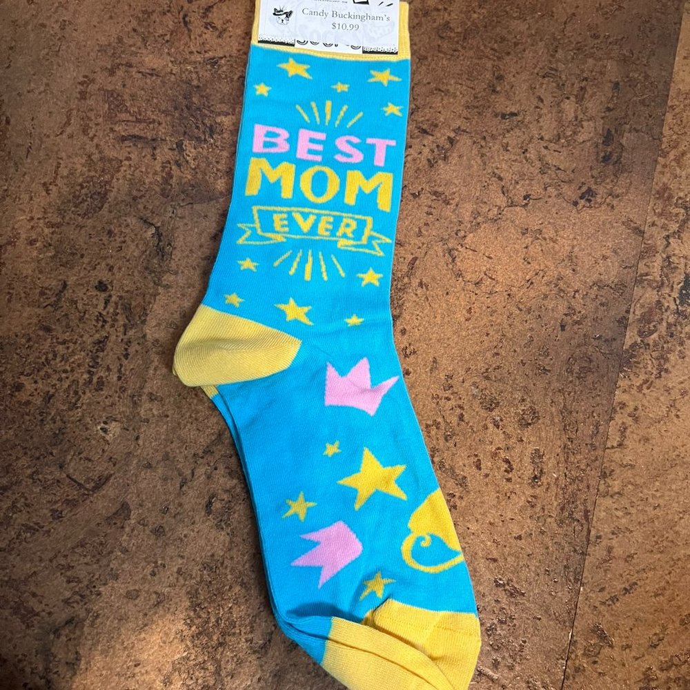 5/$20 Best Mom Ever Socks